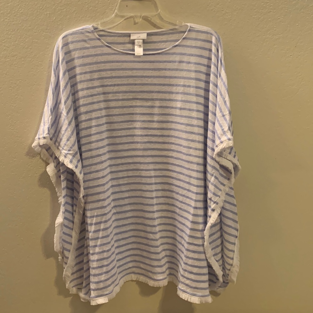 JJill Linen Poncho
